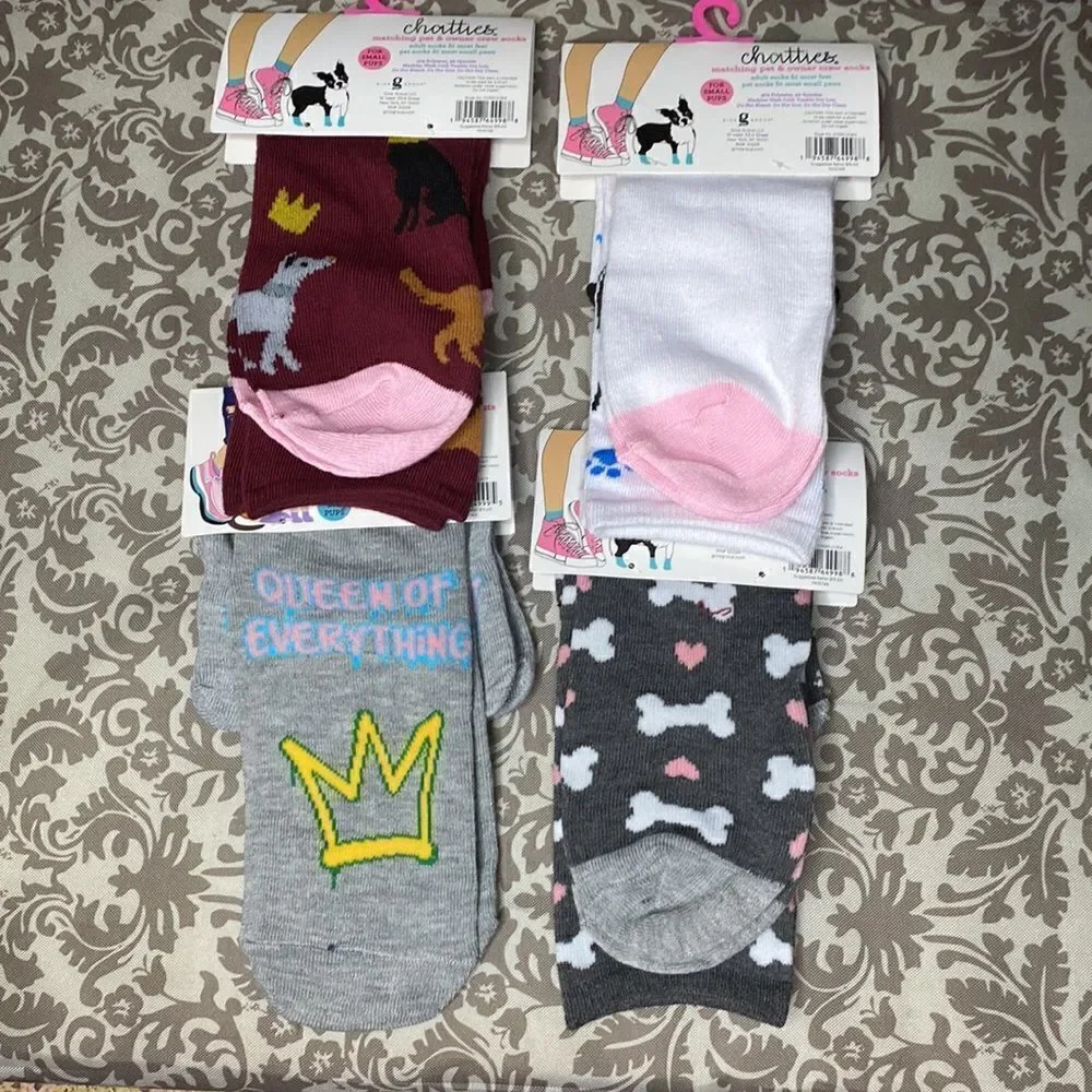 Chatties ‎ Matching Sock Set for Pet & Owner for small pups